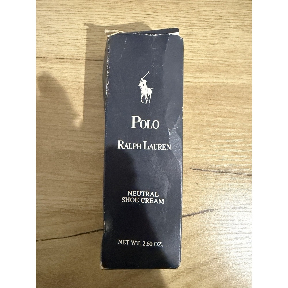 Polo Ralph Lauren Neutral Shoe Cream discontinued NEW OLD STOCK‎ NIB F